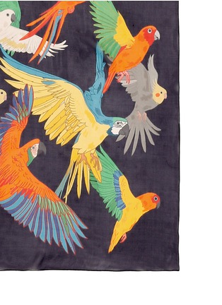 Detail View - Click To Enlarge - KAREN MABON - 'Birds of Paradise' print silk scarf