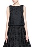 Main View - Click To Enlarge - ALICE & OLIVIA - 'Amal' floral embroidery appliqué boxy top