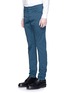 Front View - Click To Enlarge - BALENCIAGA - Stretch cotton raw denim jeans