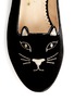 Detail View - Click To Enlarge - 201890246 - 'Incy Kitty' velvet flats