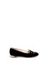 Main View - Click To Enlarge - 201890246 - 'Incy Kitty' velvet flats