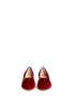 Figure View - Click To Enlarge - 201890246 - 'Incy Kitty' velvet kids flats