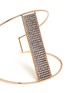 Detail View - Click To Enlarge - YANNIS SERGAKIS ADORNMENTS - 'Charnières' diamond 18k rose gold double wire cuff