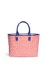 Back View - Click To Enlarge - MISCHA - 'Shopper' hexagon print coated canvas tote