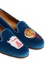 Detail View - Click To Enlarge - STUBBS & WOOTTON - Chinese takeout embroidery velvet slip-ons