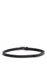 Back View - Click To Enlarge - MAISON BOINET - Skinny cowhide leather belt
