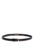 Main View - Click To Enlarge - MAISON BOINET - Skinny cowhide leather belt