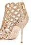 Detail View - Click To Enlarge - SERGIO ROSSI - Mermaid cage booties