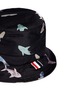 Detail View - Click To Enlarge - THOM BROWNE  - Shark and surfboard silk jacquard bucket hat