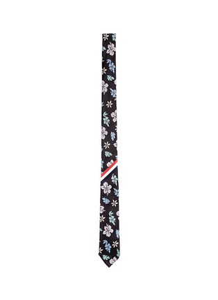 Main View - Click To Enlarge - THOM BROWNE  - Hibiscus jacquard silk tie
