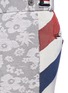 Detail View - Click To Enlarge - THOM BROWNE  - Floral stripe jacquard canvas shorts