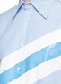 Detail View - Click To Enlarge - THOM BROWNE  - Stripe print Oxford shirt