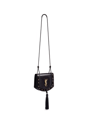 Figure View - Click To Enlarge - SAINT LAURENT - 'Monogram Fetish' medium tassel rope leather bag