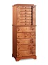 Main View - Click To Enlarge - AGRESTI - Elm briar wood jewellery armoire