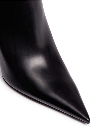 Detail View - Click To Enlarge - BALENCIAGA - 'Wadho' flat pointed toe leather ankle boots