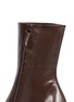 Detail View - Click To Enlarge - BALENCIAGA - Broken heel square toe leather boots