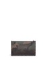 Detail View - Click To Enlarge - VALENTINO GARAVANI - 'Rockstud' camouflage print leather zip pouch