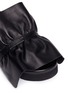 Detail View - Click To Enlarge - JOSHUA SANDERS - Ruffle band leather slides