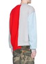 Back View - Click To Enlarge - 72951 - Mascot print asymmetric patchwork sweatshirt