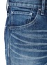 Detail View - Click To Enlarge - 72951 - Wool knit insert cotton jeans
