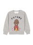 Main View - Click To Enlarge - GROUND ZERO - 'Future Jordan' kids cotton sweatshirt