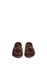 Front View - Click To Enlarge - HENDERSON - Horsebit suede loafers