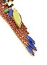 Detail View - Click To Enlarge - ELIZABETH COLE - 'Paulina' Swarovski crystal parrot drop earrings