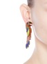 Figure View - Click To Enlarge - ELIZABETH COLE - 'Paulina' Swarovski crystal parrot drop earrings