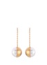 Main View - Click To Enlarge - TASAKI - 'Arlequin' freshwater pearl 18k yellow gold drop earrings