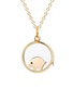 Figure View - Click To Enlarge - LOQUET LONDON - 18K YELLOW GOLD SAPPHIRE CHINESE NEW YEAR CHARM - PIG