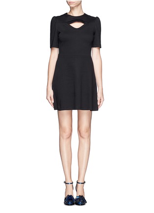 Main View - Click To Enlarge - CARVEN - Cutout jersey dress