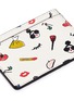 Detail View - Click To Enlarge - ALICE & OLIVIA - 'Stacey print' leather card holder