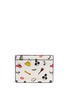 Figure View - Click To Enlarge - ALICE & OLIVIA - 'Stacey print' leather card holder