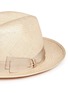 Detail View - Click To Enlarge - BORSALINO - 'Quito' grosgrain bow straw Panama hat