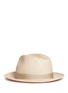 Figure View - Click To Enlarge - BORSALINO - 'Quito' grosgrain bow straw Panama hat