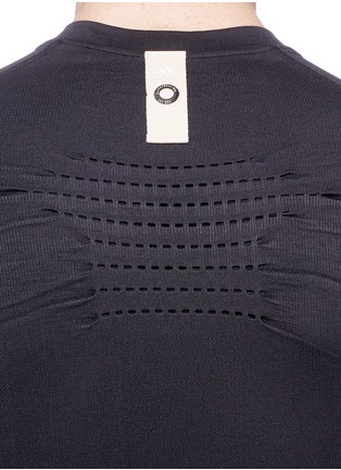 Detail View - Click To Enlarge - ADIDAS DAY ONE - Jacquard panel compression performance T-shirt
