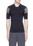 Main View - Click To Enlarge - ADIDAS DAY ONE - Jacquard panel compression performance T-shirt