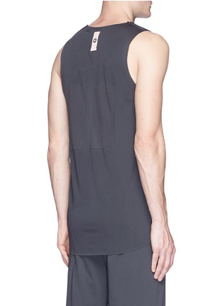 Back View - Click To Enlarge - ADIDAS DAY ONE - Jacquard stretch basketball tank top
