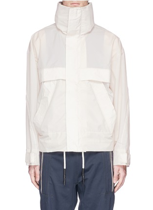 Main View - Click To Enlarge - ADIDAS DAY ONE - Packable hood sheer windbreaker