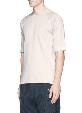 Front View - Click To Enlarge - ADIDAS DAY ONE - 'No-Stain' tech jersey T-shirt