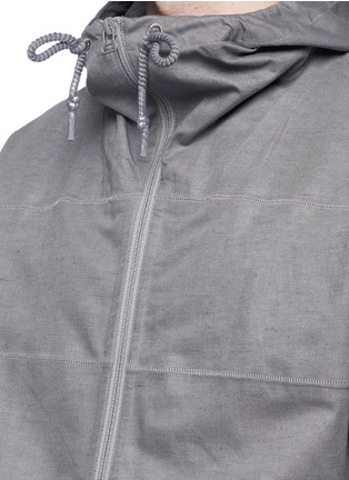 Detail View - Click To Enlarge - 73176 - Waterproof cotton-linen parka