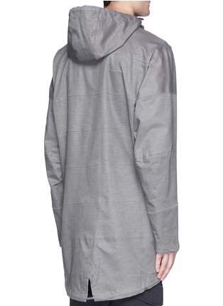 Back View - Click To Enlarge - 73176 - Waterproof cotton-linen parka