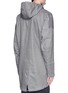 Back View - Click To Enlarge - 73176 - Waterproof cotton-linen parka