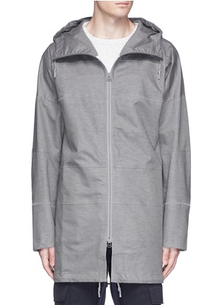 Main View - Click To Enlarge - 73176 - Waterproof cotton-linen parka