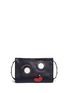 Main View - Click To Enlarge - A-ESQUE - 'Box Clutch 02 E-Motion' leather bag