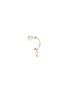 Main View - Click To Enlarge - DELFINA DELETTREZ - 'ABC Micro Eye Piercing' freshwater pearl 18k yellow gold single earring – Z