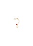 Main View - Click To Enlarge - DELFINA DELETTREZ - ABC Micro Lips Piercing' freshwater pearl 18k yellow gold single earring – O