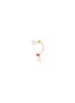 Main View - Click To Enlarge - DELFINA DELETTREZ - ABC Micro Lips Piercing' freshwater pearl 18k yellow gold single earring – Q