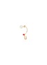 Main View - Click To Enlarge - DELFINA DELETTREZ - ABC Micro Lips Piercing' freshwater pearl 18k yellow gold single earring – U