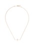 Main View - Click To Enlarge - DELFINA DELETTREZ - 'ABC' diamond 18k yellow gold necklace